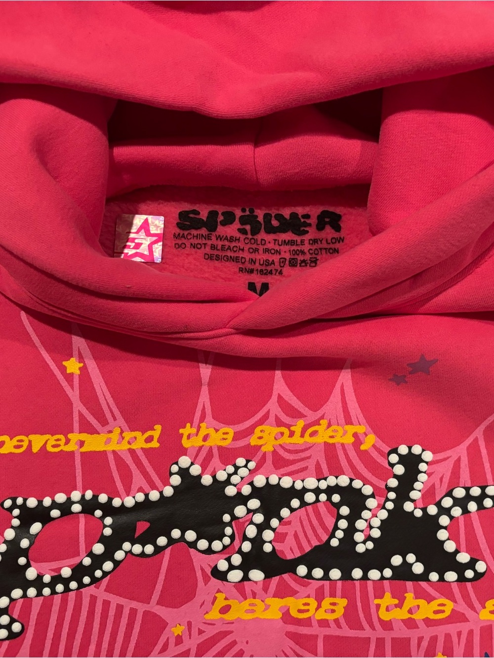 Pink Sp5der Hoodie